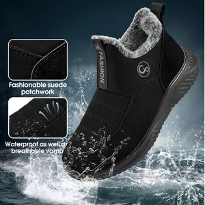 Black Waterproof Women's Ankleboots